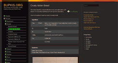 Desktop Screenshot of bupkis.org